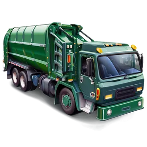 Garbage Truck Clipart Png 7 PNG Image