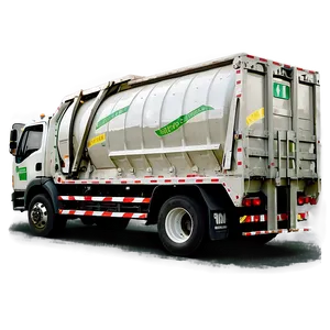 Garbage Truck In Action Png 06202024 PNG Image