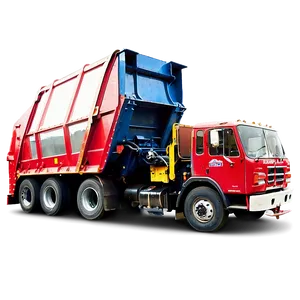 Garbage Truck Unloading Png Yno PNG Image