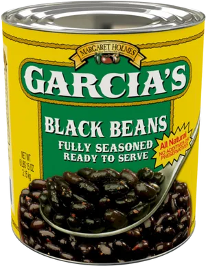 Garcias Black Beans Can PNG Image