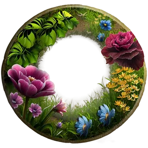 Garden Circle Png 06252024 PNG Image