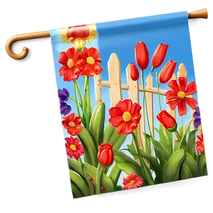 Garden Flag A PNG Image