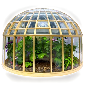 Garden Glass Dome Png 06282024 PNG Image