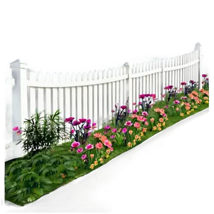 Garden White Fence Style Png 38 PNG Image