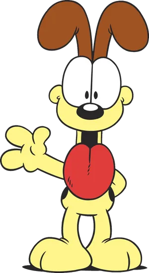 Garfield Dog Character Odie PNG Image