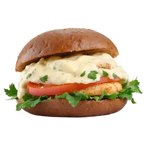 Garlic Aioli Chicken Sandwich Png Xul PNG Image