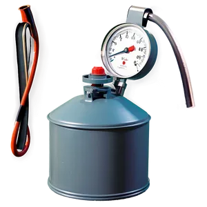 Gas Can With Gauge Png 2 PNG Image