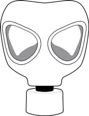 Gas Mask Vector Illustration PNG Image