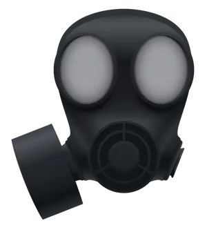 Gas Mask3 D Model PNG Image