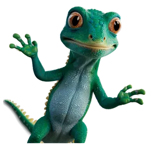 Geico Gecko Waving Hand Png Skv38 PNG Image