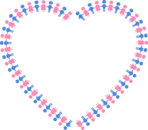 Gender Symbols Heart Shape PNG Image