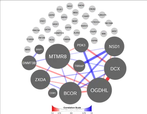 Gene Interaction Network Analysis PNG Image