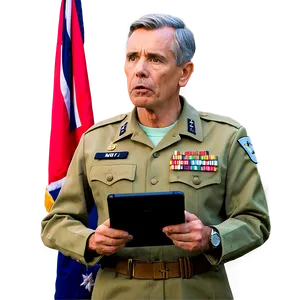 General Giving Speech Png 85 PNG Image