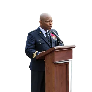 General Giving Speech Png Cwp74 PNG Image