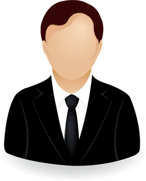 Generic Businessman Icon PNG Image