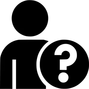 Generic User Question Mark Icon PNG Image