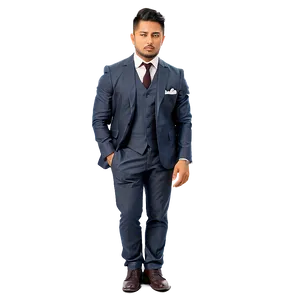 Gentleman In Suit Portrait PNG 06232024 PNG