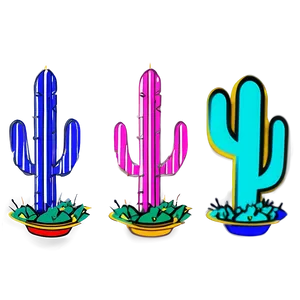 Geometric Cactus Icon Png Meu83 PNG Image