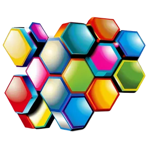 Geometric Hexagon Pattern Png Kss6 PNG Image