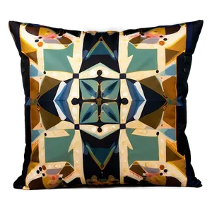 Geometric Pattern Throw Pillow Png Bov92 PNG Image