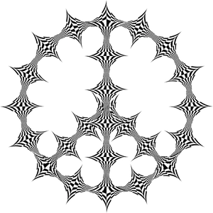 Geometric Spiderweb Design PNG Image