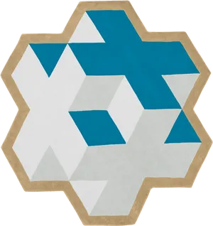 Geometric Star Pattern PNG Image