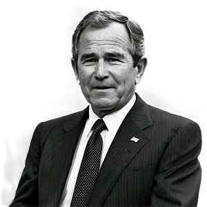 George Bush In Office Png Ugu PNG Image