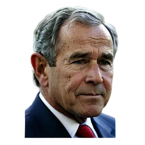 George Bush Portrait Png 10 PNG Image