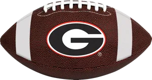 Georgia Bulldogs Logo Football PNG Image