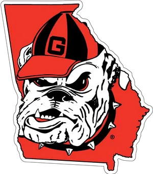 Georgia Bulldogs Logo Graphic PNG Image