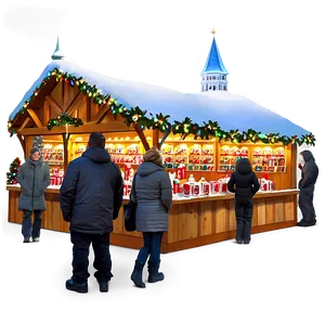 German Christmas Market Scene Png 06112024 PNG Image