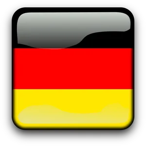 Germany Flag Button Graphic PNG Image