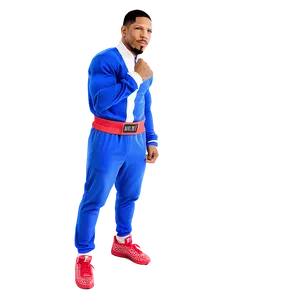 Gervonta Davis Champion Pose Png Qiw PNG Image