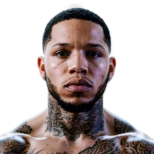 Gervonta Davis Intense Stare Png 7 PNG Image