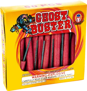 Ghost Buster Firecrackers Pack PNG Image