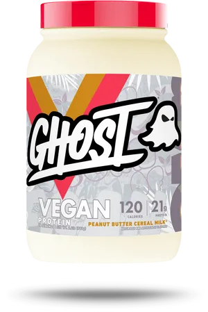 Ghost Vegan Protein Peanut Butter Cereal Milk PNG Image