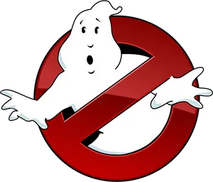 Ghostbusters Logo Cartoon Ghost PNG Image