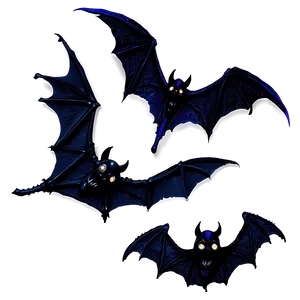 Ghoulish Dark Magic Bats Png Mye64 PNG Image