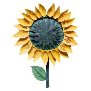 Giant Paper Sunflower Png 93 PNG Image