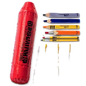 Giant Red Crayon Png Hbj PNG Image