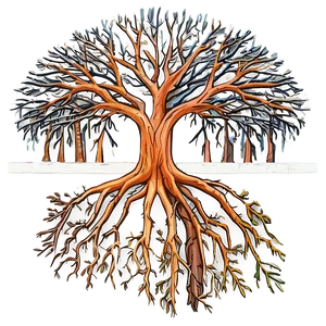 Giant Tree Roots Representation Png Atq1 PNG Image