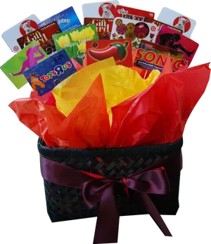 Gift Card Basket Variety Pack PNG Image