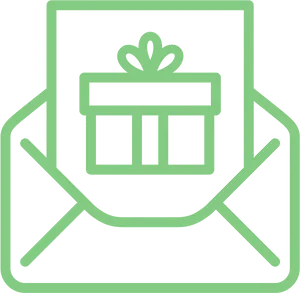 Gift Envelope Icon PNG Image