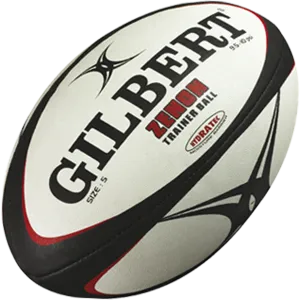 Gilbert Rugby Training Ball PNG Image