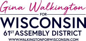 Gina Walkington Wisconsin Assembly Campaign Logo PNG Image