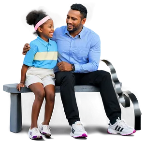 Girl Dad Celebrate Png Lfk PNG Image