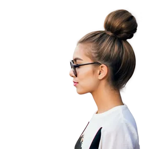 Girl Hair Bun Png Axl PNG Image