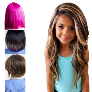 Girl Hair Highlights Png Atw PNG Image