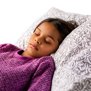 Girl Sleeping Peacefully Png 05232024 PNG Image