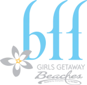 Girls Getaway Beaches Logo PNG Image